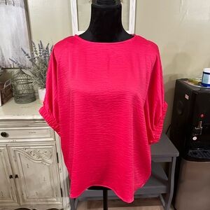 Entro Vibrant Pink Blouse